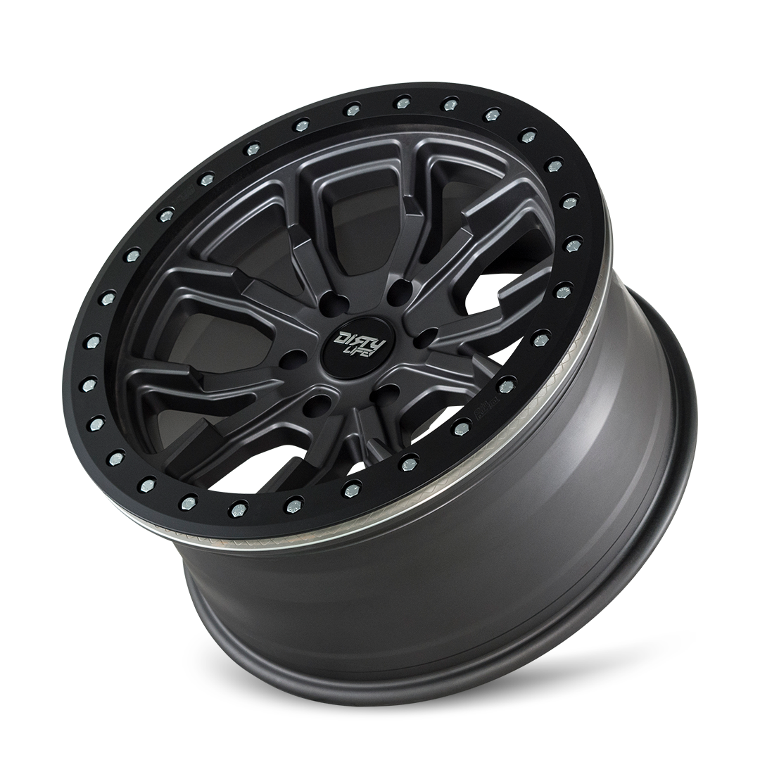 Dirty Life DT-1 – 17x9, 6x139.7, -12 – Satin Gunmetal