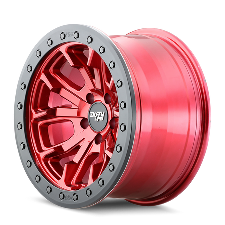 Dirty Life DT-1 – 17x9, 5x139.7, -12 – Gloss Crimson Candy Red