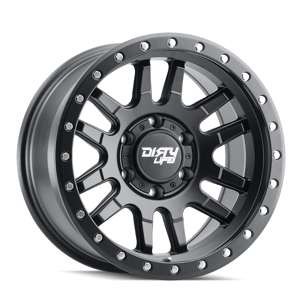 Dirty Life CANYON PRO – 17x9, 6x139.7, 0 – Satin Black