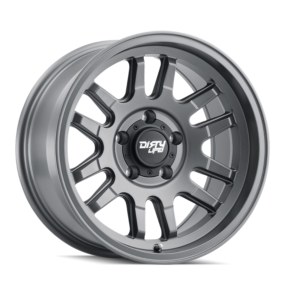 Dirty Life CANYON – 17x8.5, 6x139.7, +25 – Satin Graphite