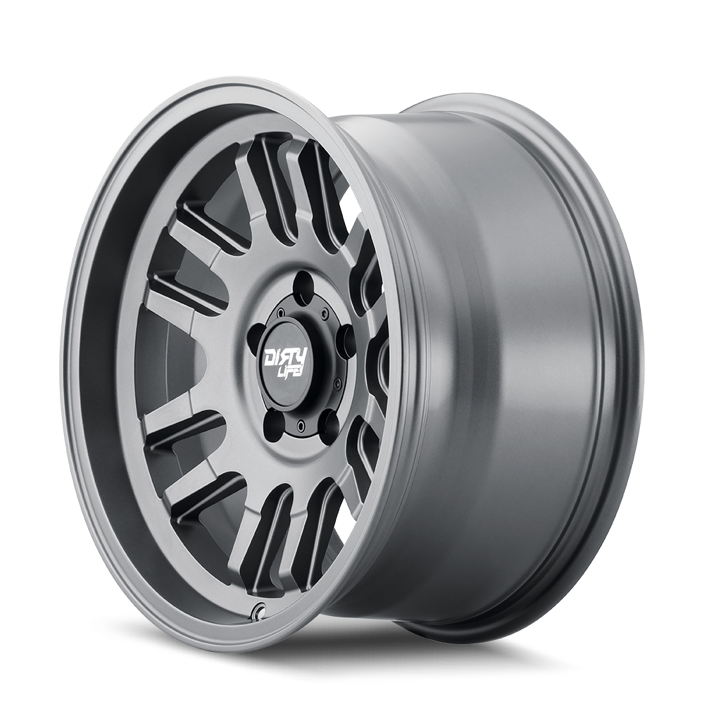 Dirty Life CANYON – 17x8.5, 6x139.7, +25 – Satin Graphite