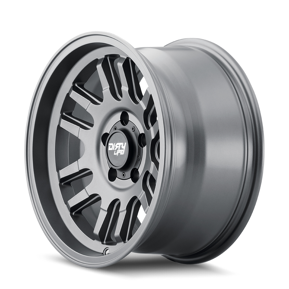 Dirty Life CANYON – 17x8.5, 6x139.7, +25 – Satin Graphite