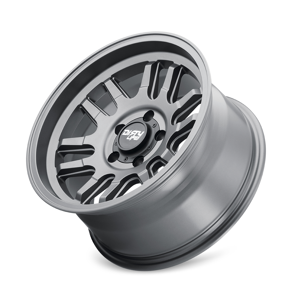 Dirty Life CANYON – 17x8.5, 6x139.7, +25 – Satin Graphite