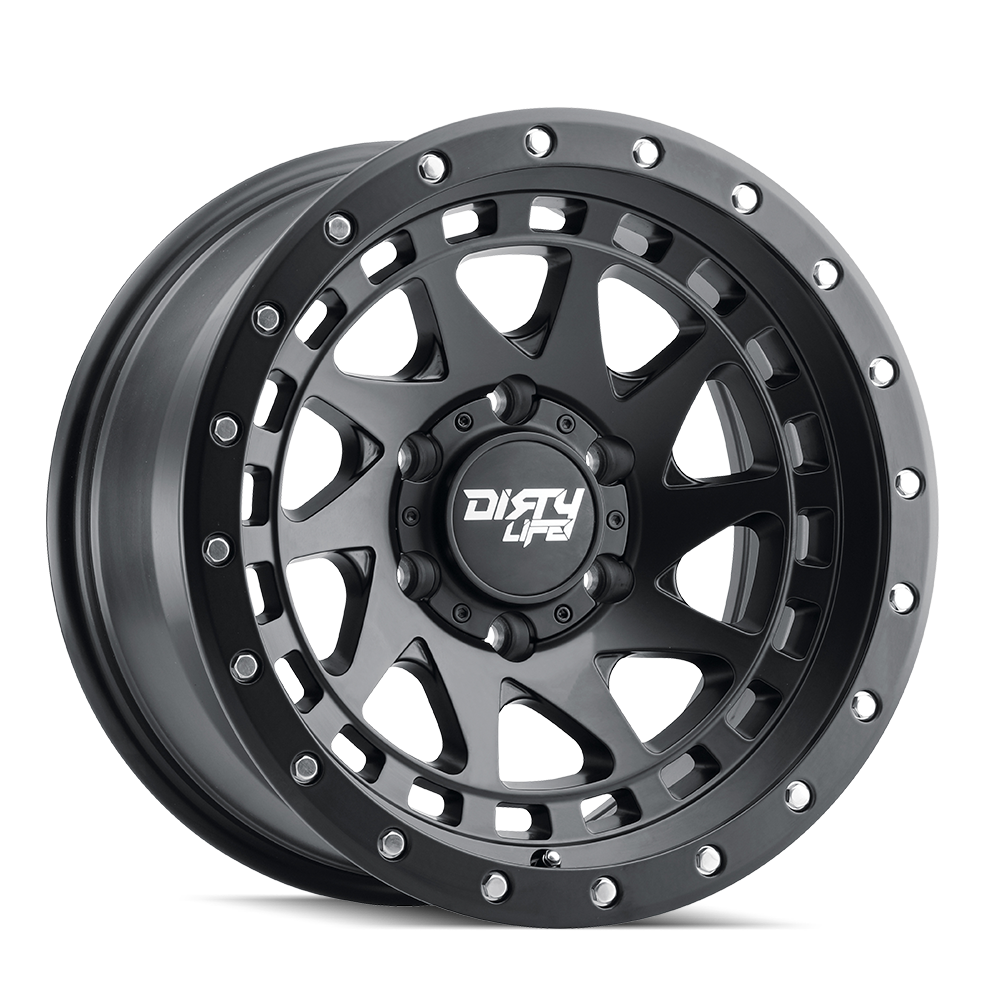 Dirty Life ENIGMA PRO – 17x9, 5x127, -12 – Matte Black