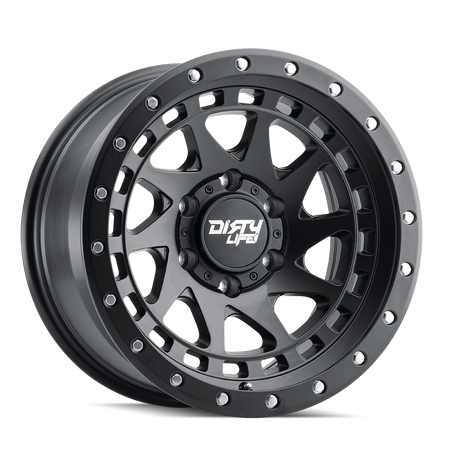 Dirty Life ENIGMA PRO – 17x9, 5x127, -12 – Matte Black