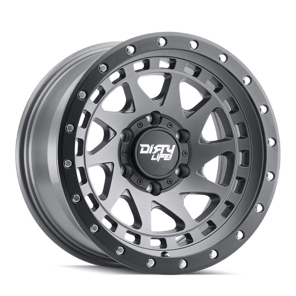 Dirty Life ENIGMA PRO – 17x9, 6x139.7, -12 – Satin Graphite