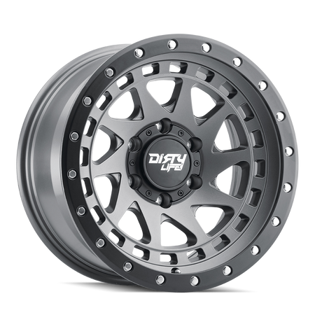 Dirty Life ENIGMA PRO – 17x9, 6x139.7, -12 – Satin Graphite