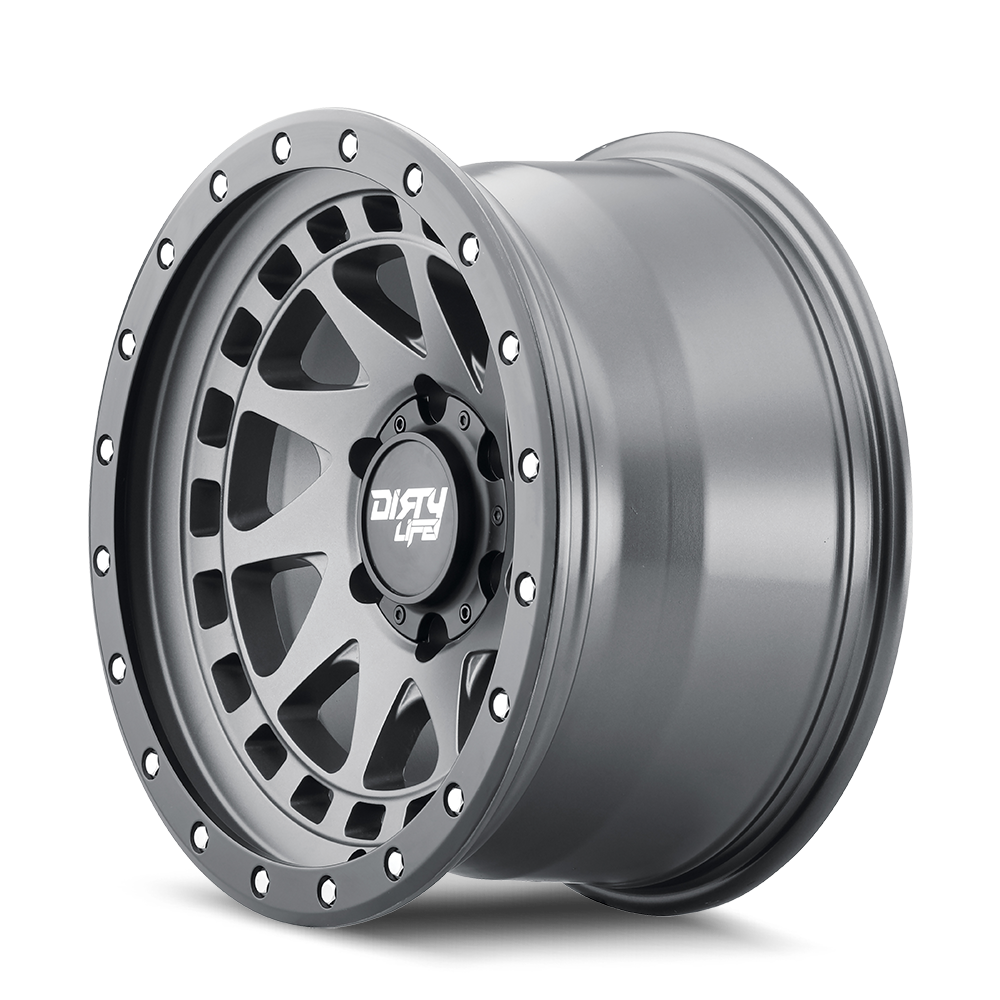 Dirty Life ENIGMA PRO – 17x9, 6x139.7, -12 – Satin Graphite