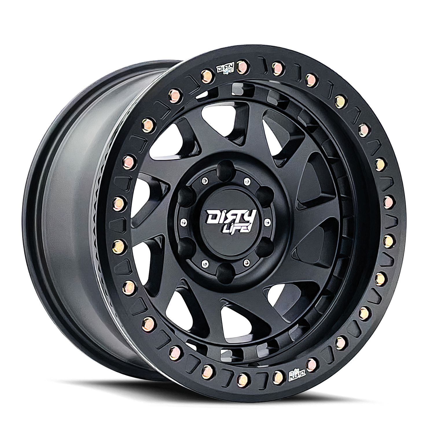 Dirty Life ENIGMA RACE – 17x9, 5x127, -12 – Matte Black
