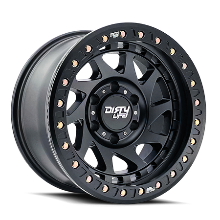 Dirty Life ENIGMA RACE – 17x9, 5x127, -12 – Matte Black
