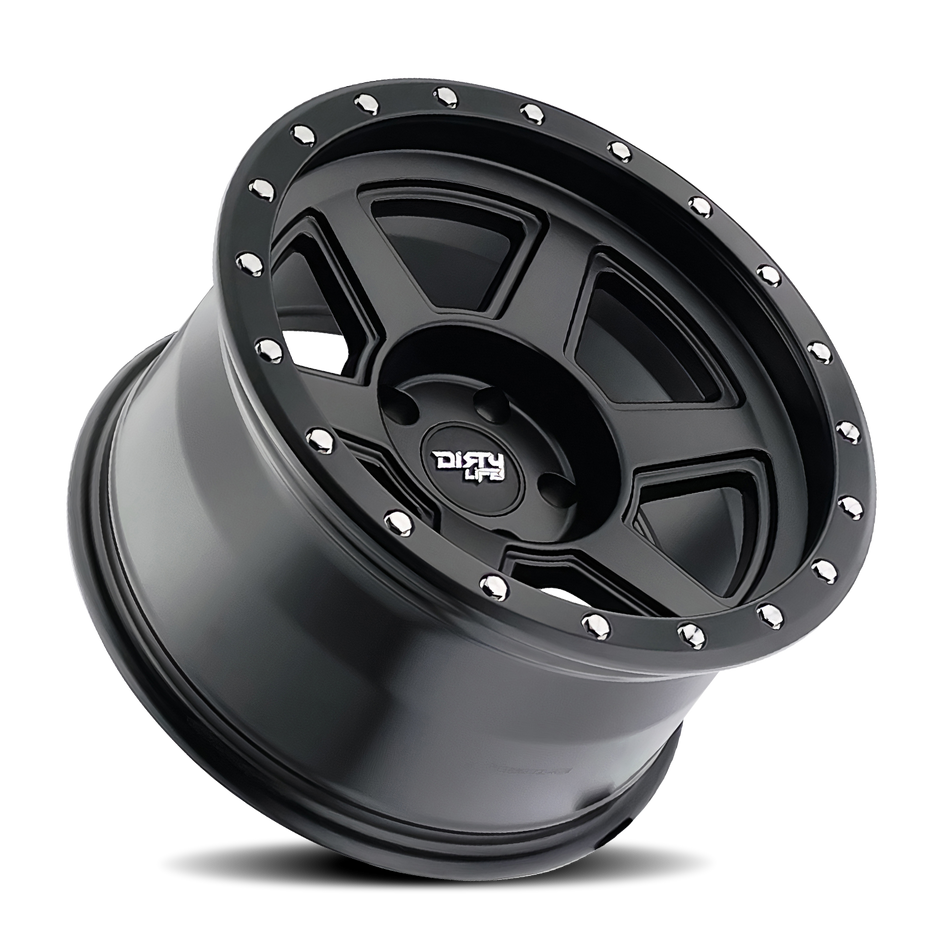Dirty Life COMPOUND – 20x9, 6x139.7, -12 – Matte Black