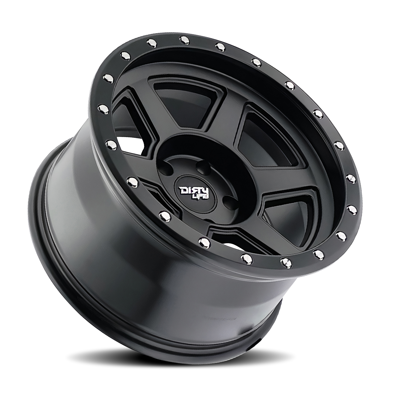 Dirty Life COMPOUND – 17x9, 5x127, -38 – Matte Black