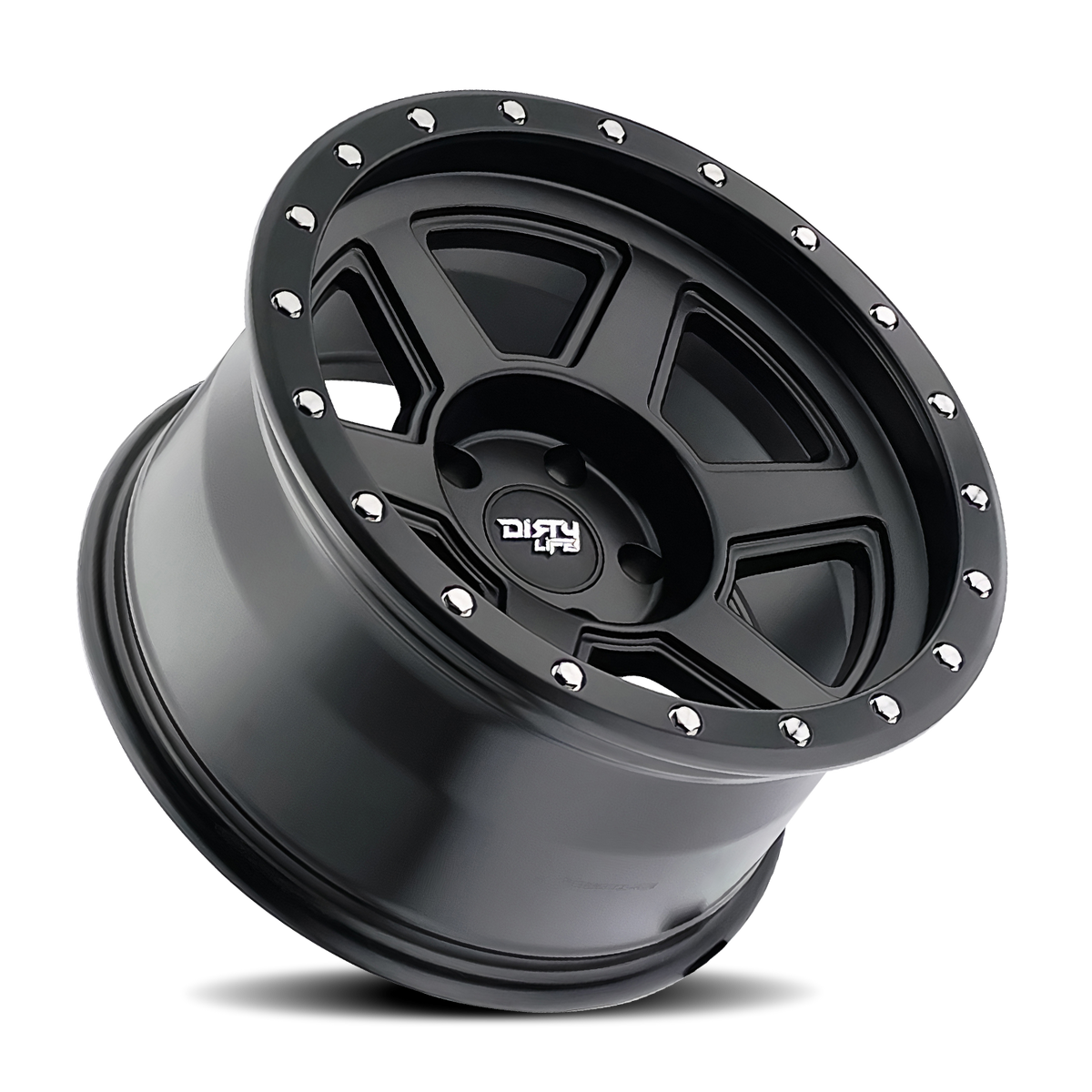 Dirty Life COMPOUND – 17x9, 6x139.7, -12 – Matte Black