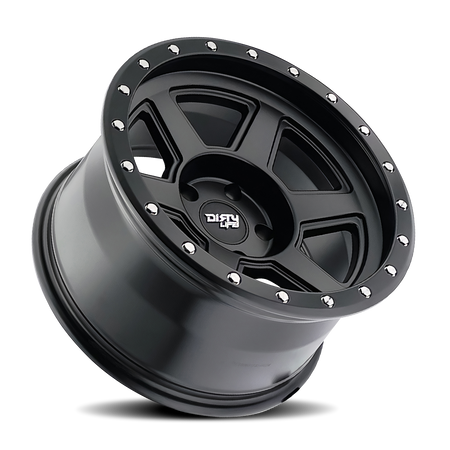 Dirty Life COMPOUND – 17x9, 6x139.7, -12 – Matte Black
