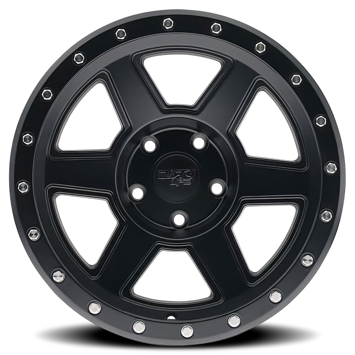 Dirty Life COMPOUND – 17x9, 6x139.7, -12 – Matte Black