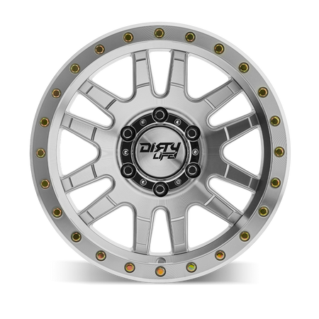 Dirty Life CANYON PRO – 18x9, 6x139.7, +20 – Machined With Silver Window