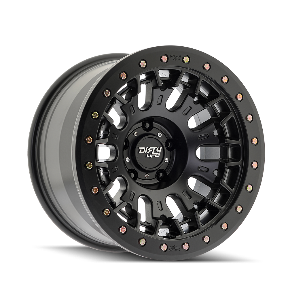 Dirty Life DT-3 – 17x9, 5x127, -12 – Satin Black