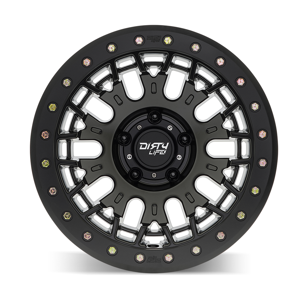 Dirty Life DT-3 – 17x9, 5x127, -12 – Satin Black