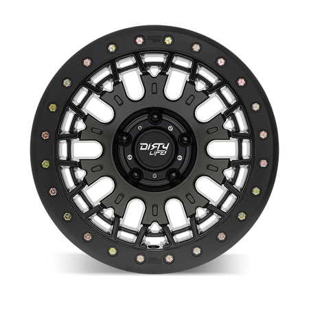 Dirty Life DT-3 – 17x9, 5x127, -38 – Satin Black