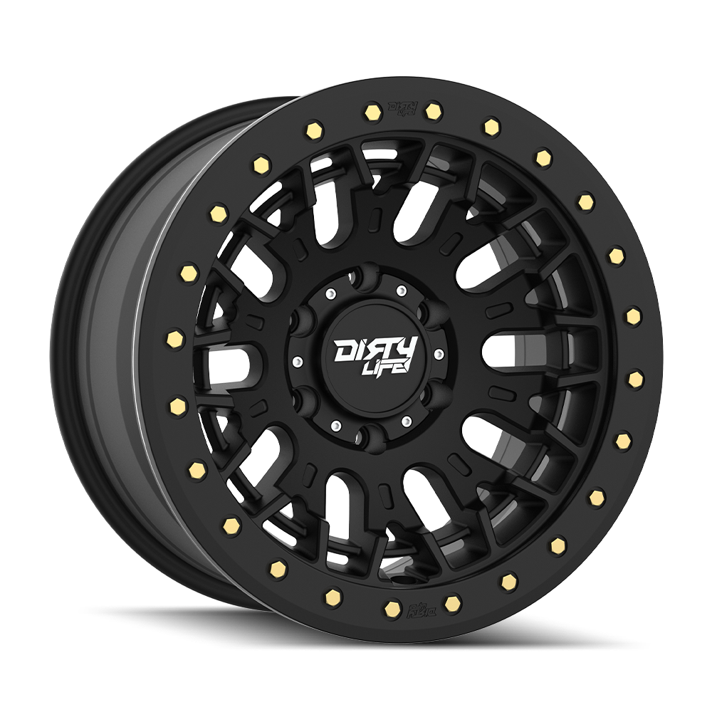 Dirty Life DT-3 – 17x9, 6x139.7, -12 – Satin Black