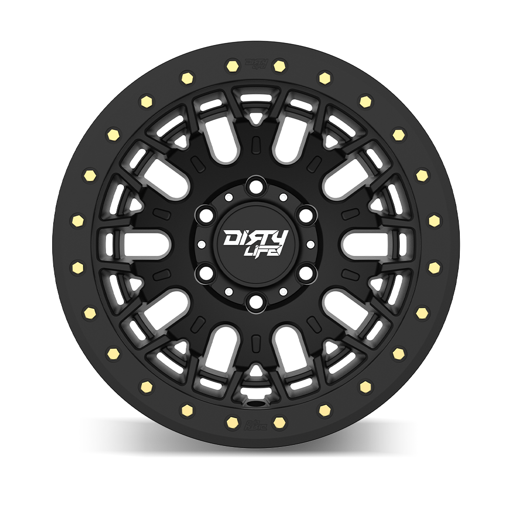 Dirty Life DT-3 – 17x9, 6x139.7, -12 – Satin Black