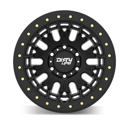 Dirty Life DT-3 – 17x9, 6x139.7, -12 – Satin Black