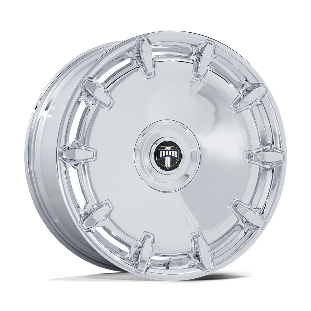 DUB 1PC DC271 CHEEF – 24X10 – BLANK – 18 mm – CHROME