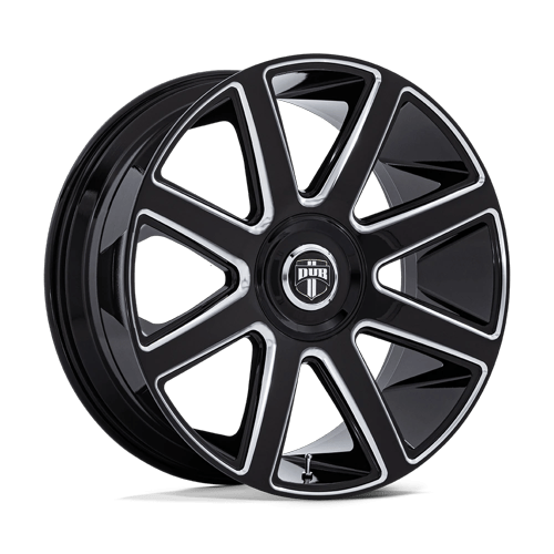 DUB 1PC DC273 PULL – 24X10 – 5X115/5X120 – 15 mm – GLOSS BLACK MILLED