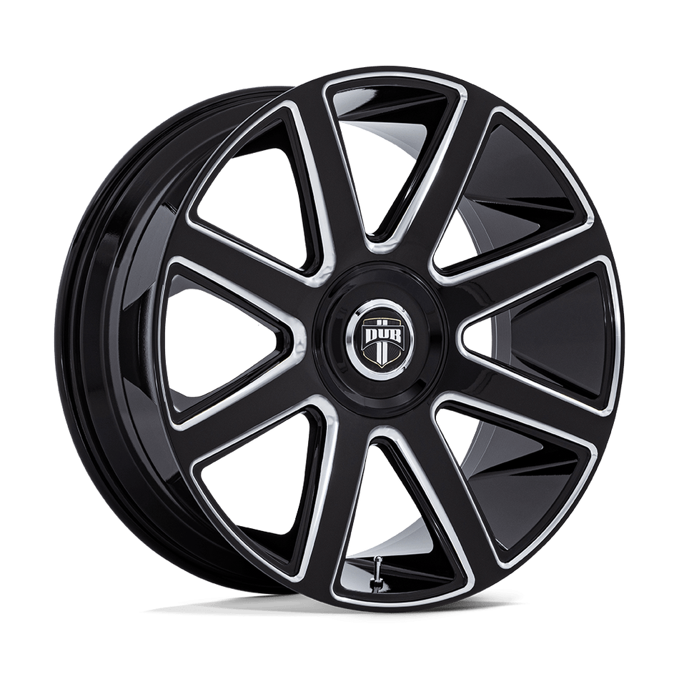 DUB 1PC DC273 PULL – 24X9 – BLANK – 15 mm – GLOSS BLACK MILLED