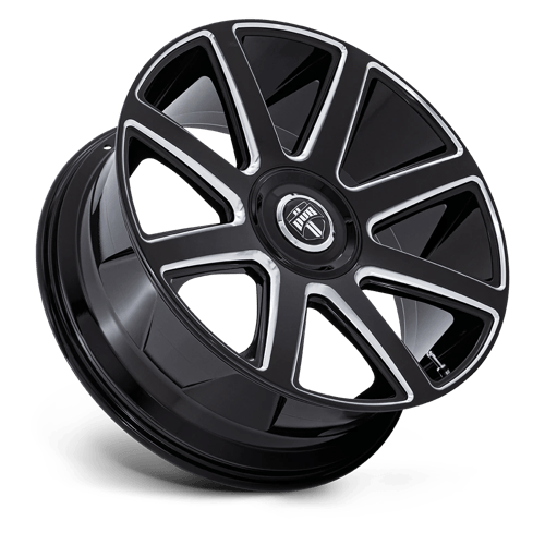 DUB 1PC DC273 PULL – 24X10 – 5X115/5X120 – 15 mm – GLOSS BLACK MILLED