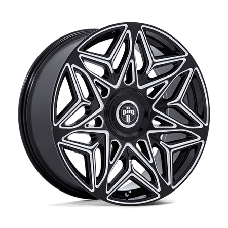 DUB 1PC DC274 ANOMALY – 24X10 – 6X135/6X139.7 – 25 mm – GLOSS BLACK MILLED