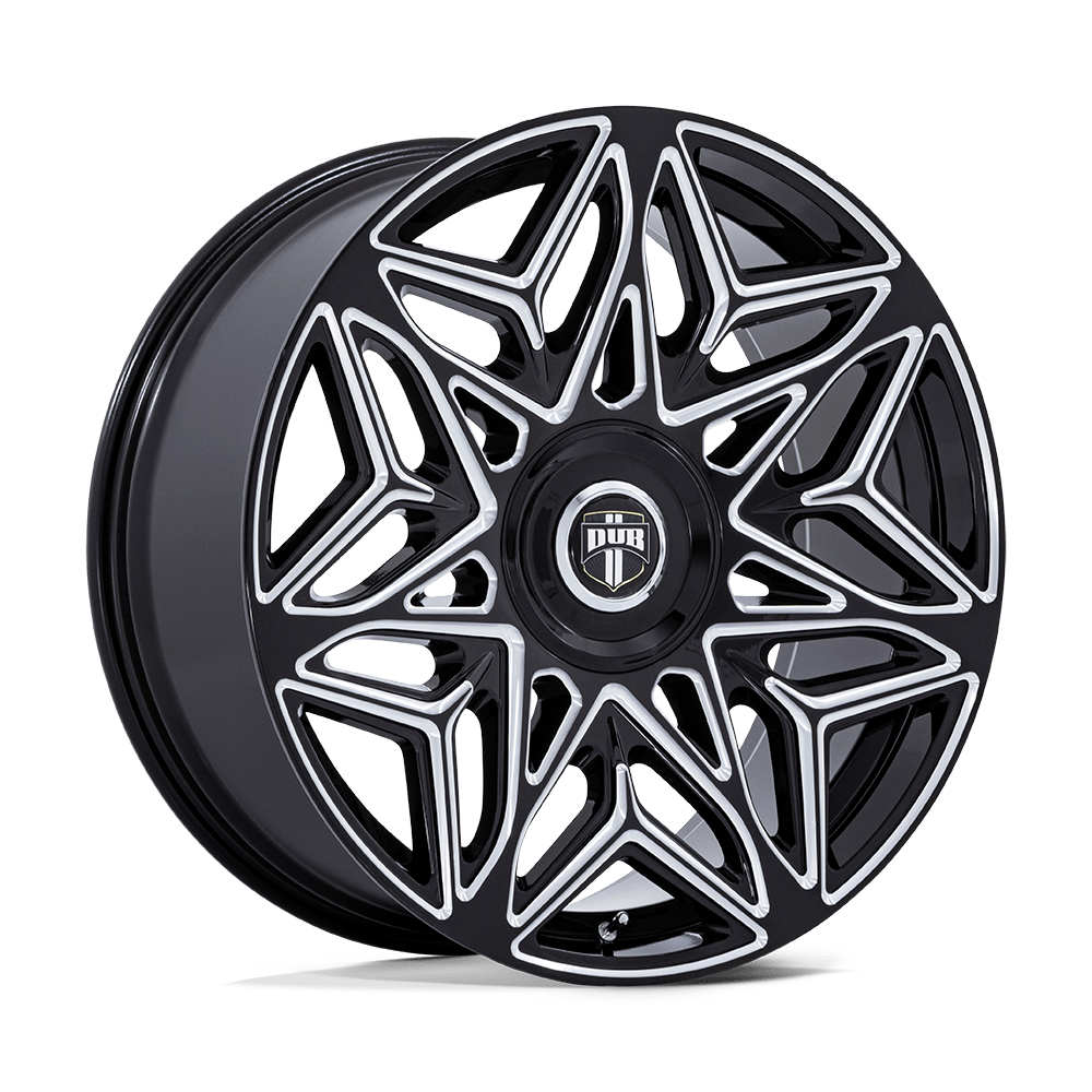 DUB 1PC DC274 ANOMALY – 22X9 – 5X115/5X120 – 15 mm – GLOSS BLACK MILLED