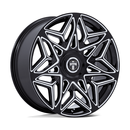 DUB 1PC DC274 ANOMALY – 22X9 – 5X115/5X120 – 15 mm – GLOSS BLACK MILLED