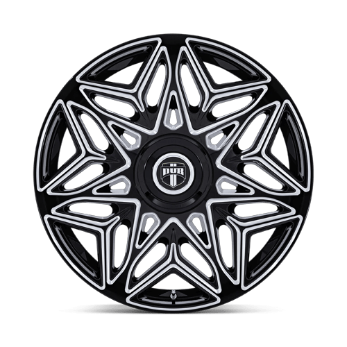 DUB 1PC DC274 ANOMALY – 24X10 – 6X135/6X139.7 – 25 mm – GLOSS BLACK MILLED