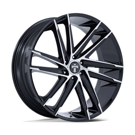 DUB 1PC DC275 BLAZE – 24X10 – 6X139.7 – 25 mm – GLOSS BLACK W/ MACHINED FACE
