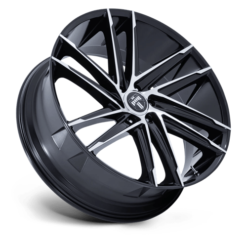 DUB 1PC DC275 BLAZE – 24X10 – 6X139.7 – 25 mm – GLOSS BLACK W/ MACHINED FACE
