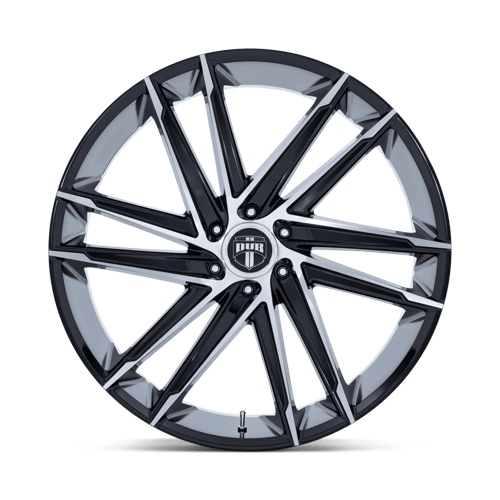 DUB 1PC DC275 BLAZE – 24X10 – 6X139.7 – 25 mm – GLOSS BLACK W/ MACHINED FACE