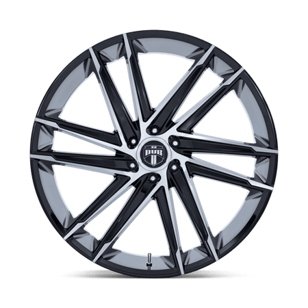 DUB 1PC DC275 BLAZE – 24X10 – 6X139.7 – 25 mm – GLOSS BLACK W/ MACHINED FACE