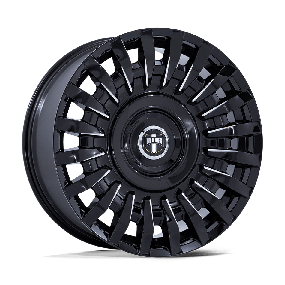 DUB 1PC DC272 HONCHO – 24X10 – BLANK – 18 mm – GLOSS BLACK MILLED