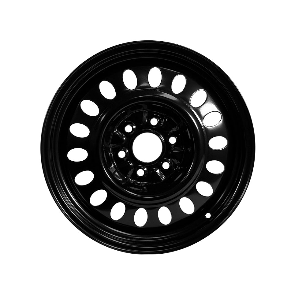Enthuze – 17X7 6X120 ET+30 CB67.1 BLACK STEEL WHEEL