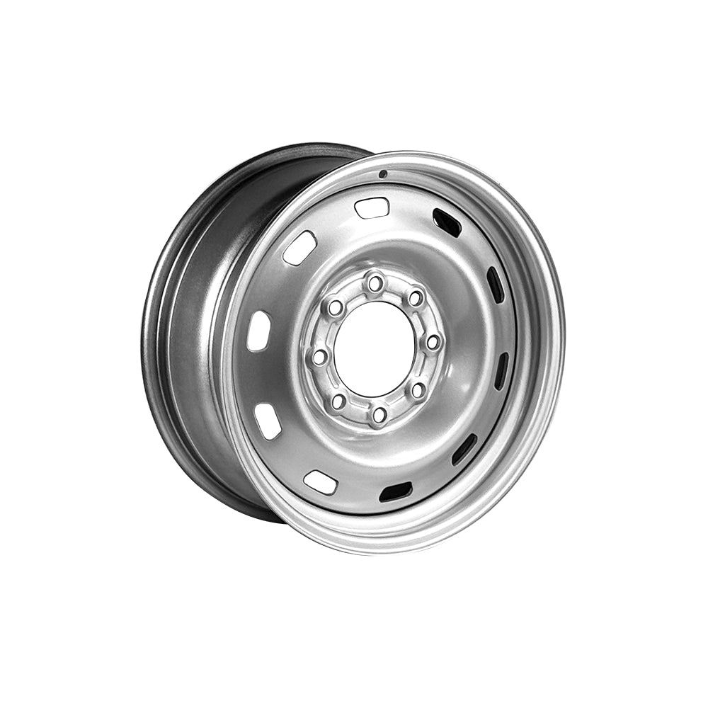 Enthuze – 18X7.5 8X165.1 ET+40 CB121.3 SILVER STEEL WHEEL