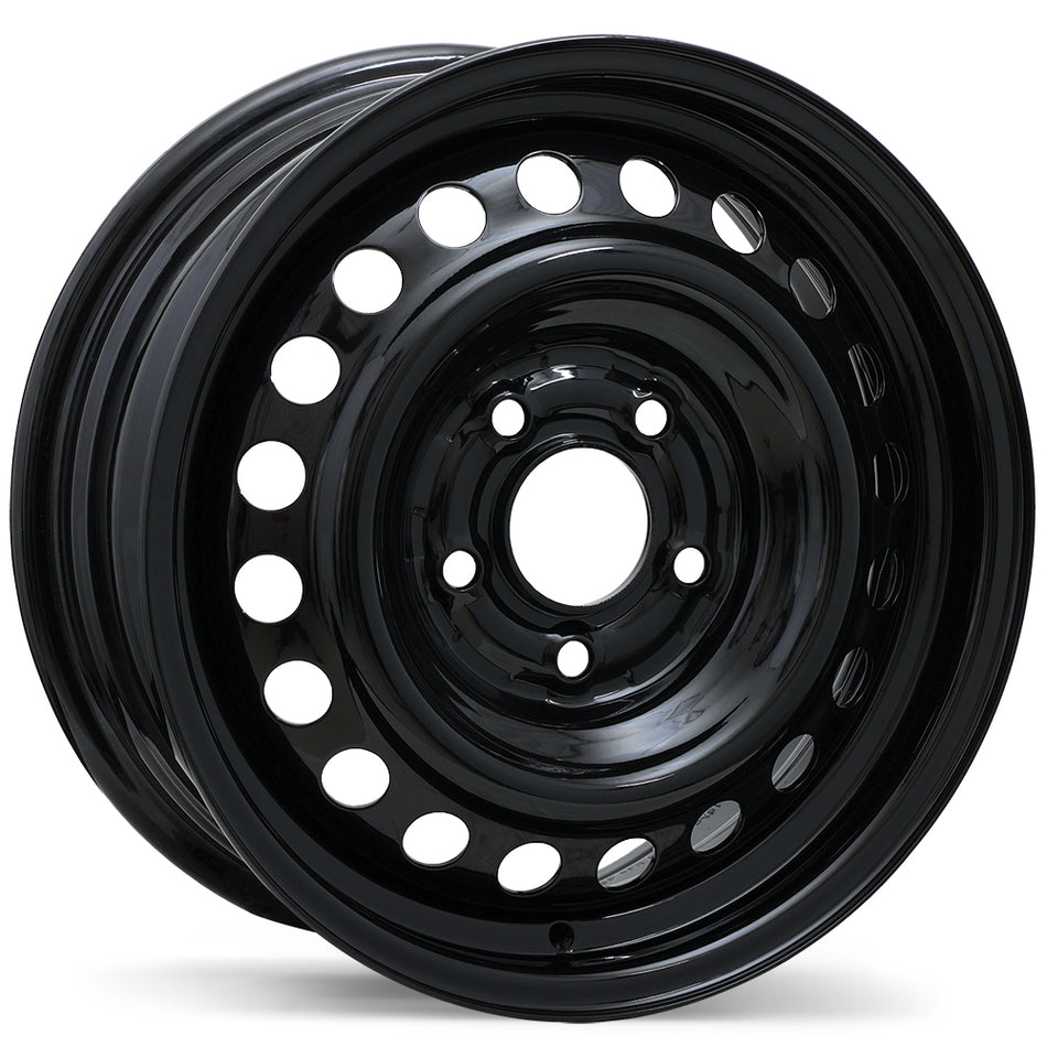 Steel / Acier – Traditional / Traditionnel – 15X6.0 – 5x114.3 – +45 mm – Noir