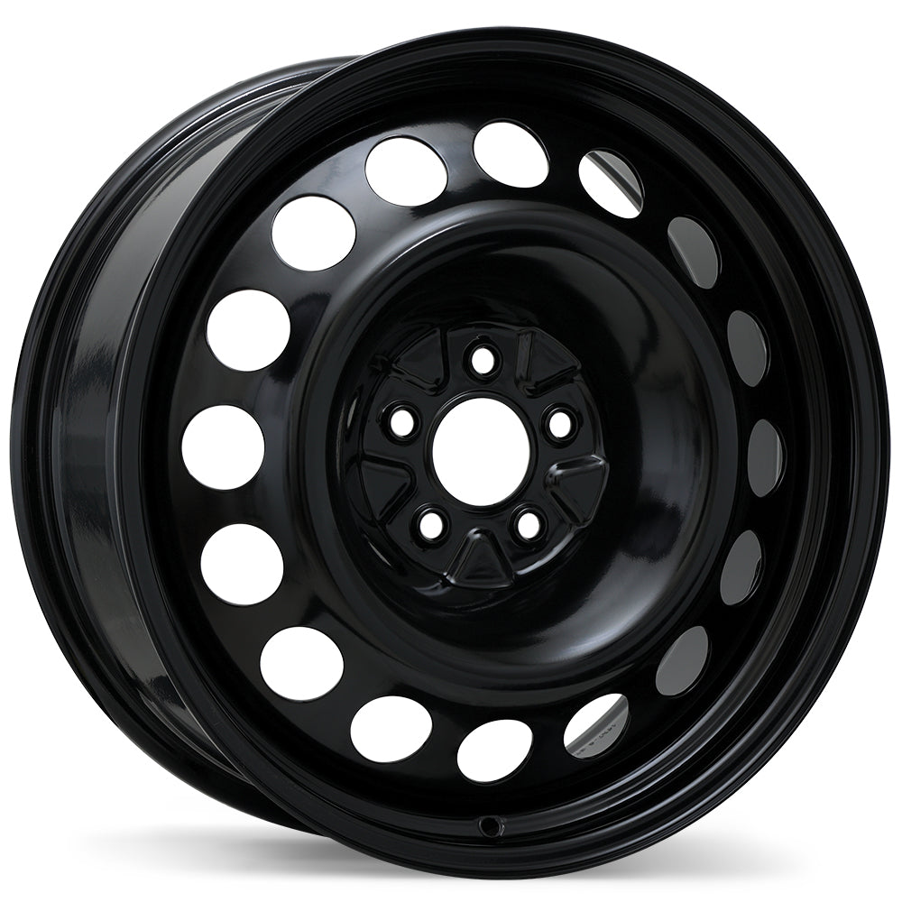 Steel / Acier – Traditional / Traditionnel – 16X6.5 – 5x114.3 – +45 mm – Noir