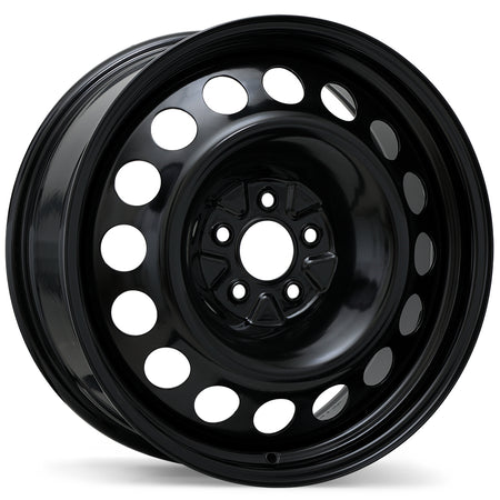 Steel / Acier – Traditional / Traditionnel – 16X6.5 – 5x114.3 – +45 mm – Noir