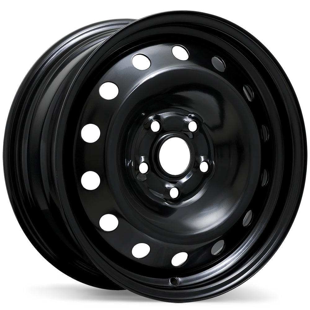 Steel / Acier – Traditional / Traditionnel – 16X6.5 – 5x112 – +46 mm – Noir