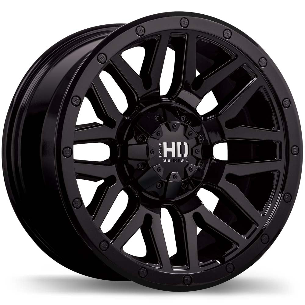 Fast HD – Menace – 17X8.0 – 6x139.7 – +15 mm – Noir lustré