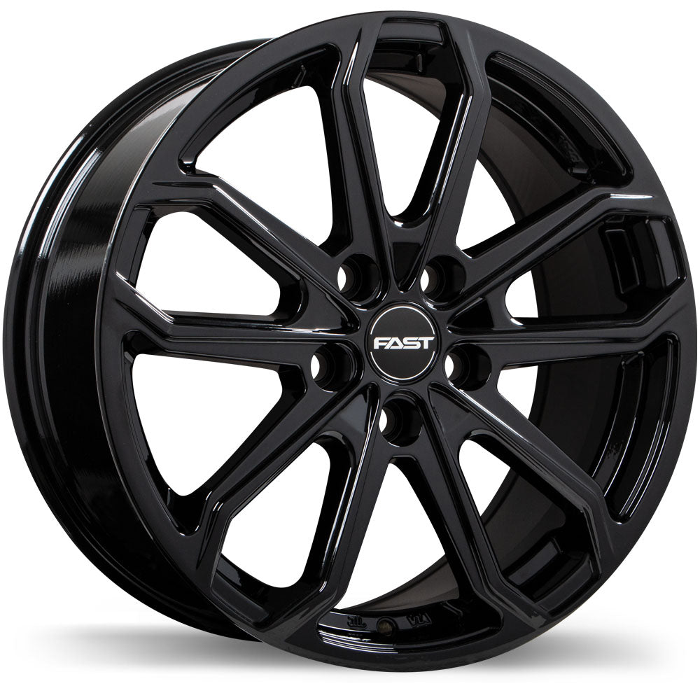 Fast Wheels – Impression – 17X7.5 – 5x114.3 – +35 mm – Noir lustré