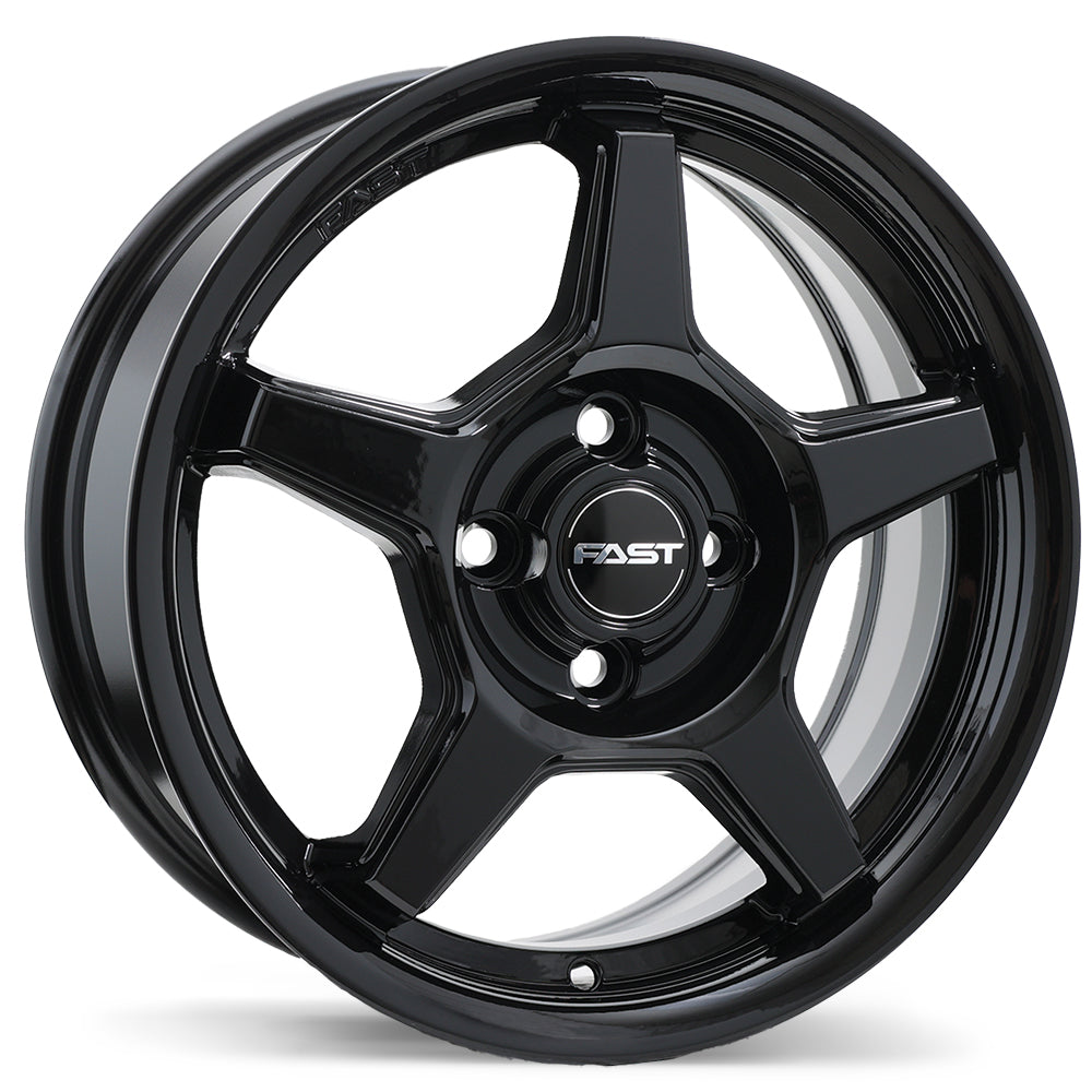 Fast Wheels – Flair – 15X6.0 – 4x100 – +40 mm – Noir lustré