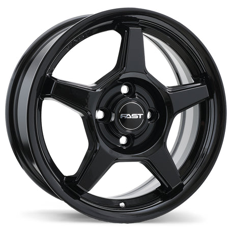 Fast Wheels – Flair – 15X6.0 – 4x100 – +40 mm – Noir lustré