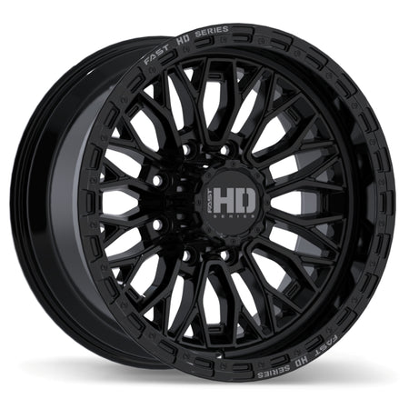 Fast HD – Muramasa – 20X10.0 – 8x170 – +0 mm – Noir lustré avec fraisage gris